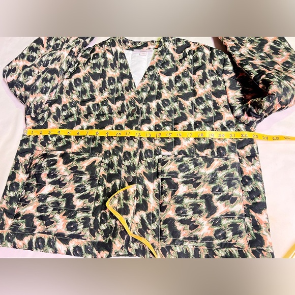 RACHEL COMEY for TARGET  Black and coral quilted crop jacket size L - Picture 12 of 13